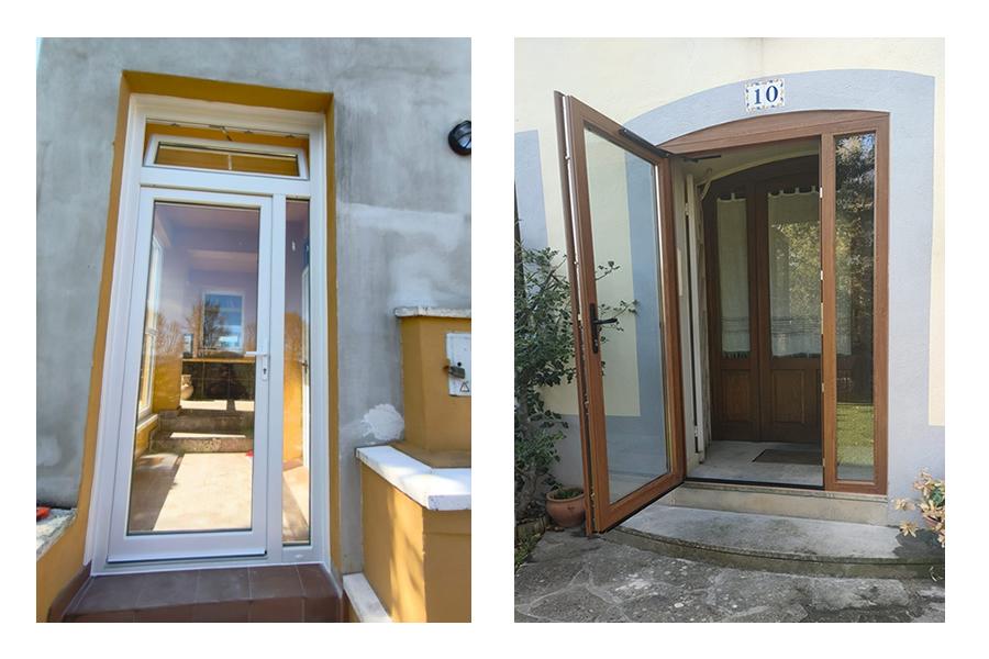 Doble puerta de entrada para mejorar la eficiencia energética en casa